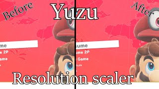 Play switch games at 8K! | Yuzu resolution scaling | September Patreon build