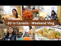 -30 in Canada - Enjoying Winter Recipes - Gajar ka Halwa and Ram Ladoo