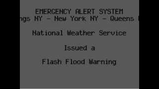 Flash Flood Warning: New York City (7/28/12)