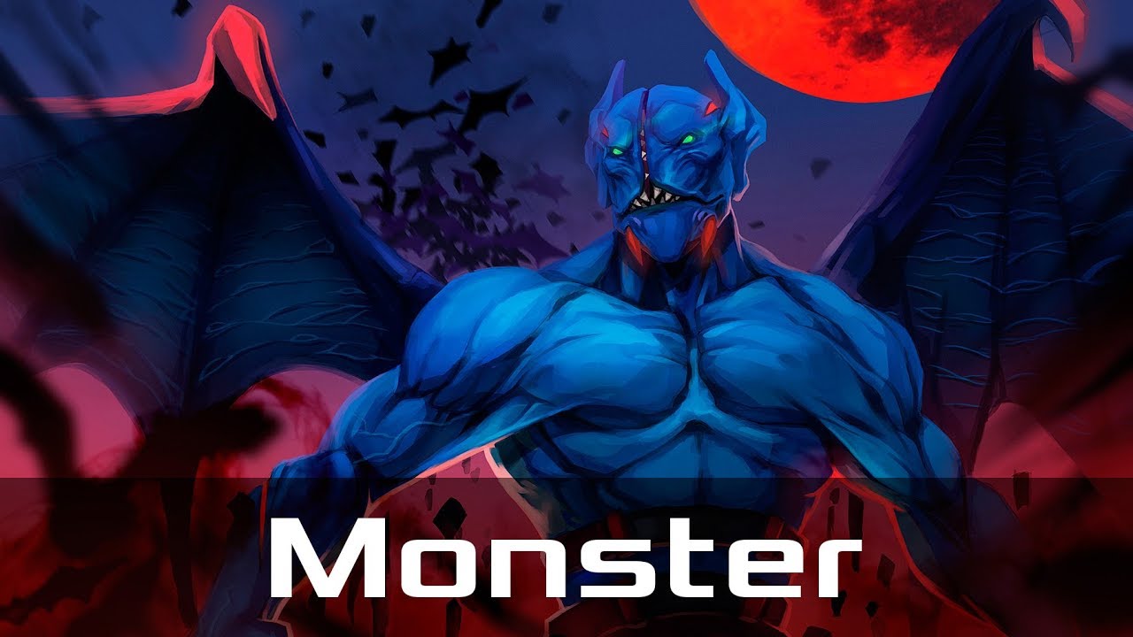 Monster — Night Stalker, Roaming (Feb 18, 2018) | Dota 2 patch 7.09 gameplay