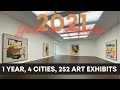 ALL of the art exhibitions I've seen in 2021