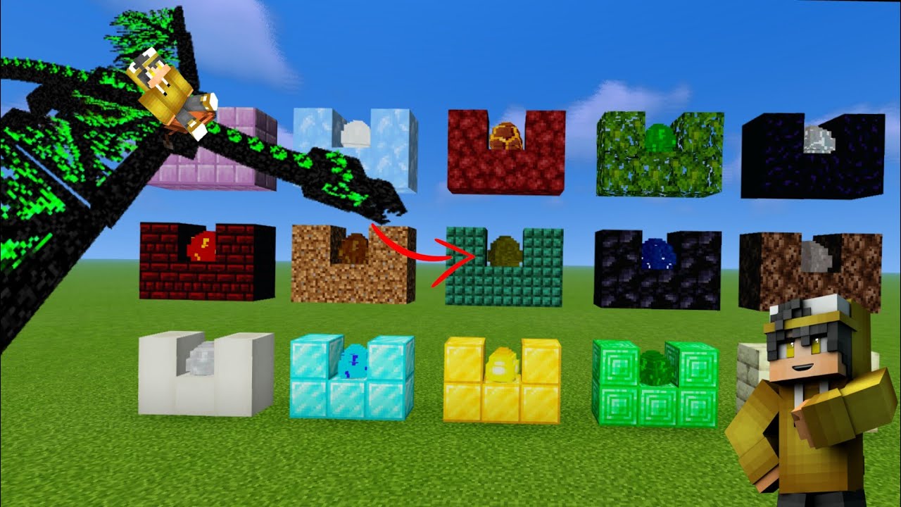 Minecraft Tapi Bisa Bikin Pedang Dari Block Apapun Part 3 Youtube