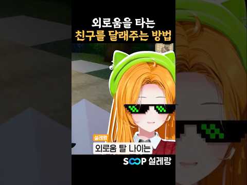 외로움 타는 버튜버를 달래주는 방법