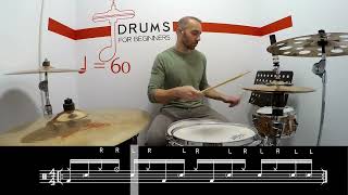 Simple funky drum beat
