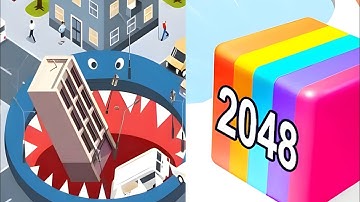 🏂🏂Hole.io🆚Jelly Run2048- Satisfying ASMR Gameplay Showdown on Android & iOS  #ios  #nehagaming9999