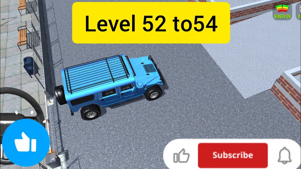 🔥 Master of Parking | Level 52 & 54 | Hard Parking Challenge 🅿️🚗