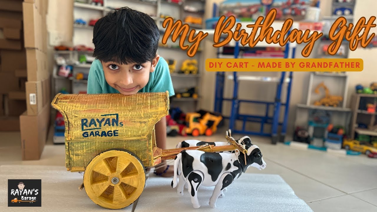 Birthday Gift from my Grandfather - DIY CART 🎂💝