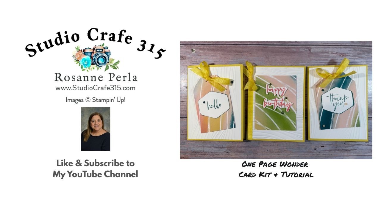 Easy Card Tutorial One Page Wonder makes 2 Cards #diy #tutorial #papercraft #handmade #craft