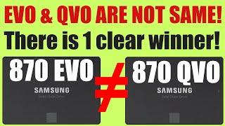 Samsung 870 EVO vs. 870 QVO