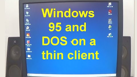 Windows 95 and DOS games on a Wyse Vx0 thin client