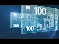 Unveiling of the New 100 and 200 Euro Banknotes