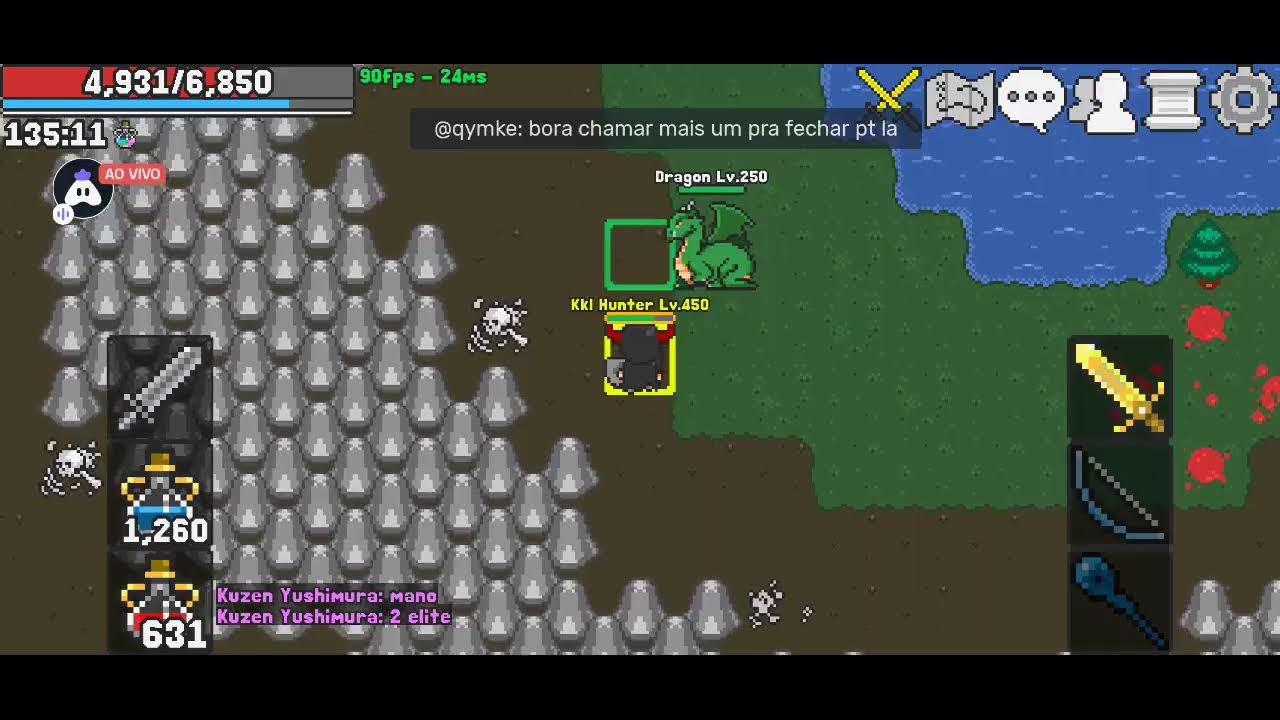 FARM E MUITO PVP E SKILLAÇÃO BRABA (RUCOY ONLINE) AO VIVO