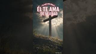 Él te ama de verdad.  #dios #jesus #amor