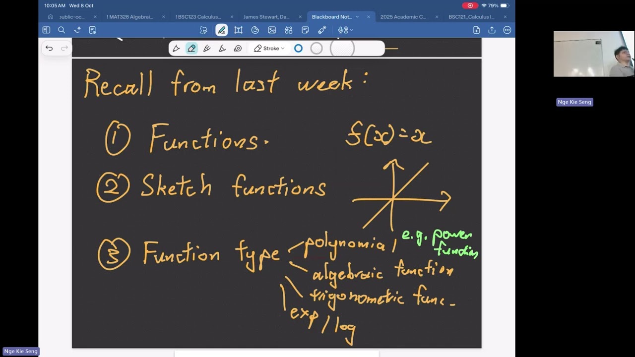 Limits of Real-Valued Functions of One Variable | Calculus I A Lecture 3 | Nge Kie Seng 20251008