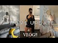 HOUSE TO HOME ~ HOME UPDATE : NEW HOME DECOR | NEW WALL PAPER  | NEUTRAL AESTHETICS | CLEAN WITH ME