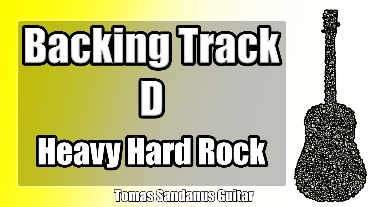 D dorian Backing Track Heavy Hard Rock Style Guitar Jam Backtrack