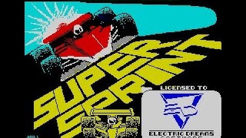 Super Sprint Review for the Sinclair ZX Spectrum by John Gage