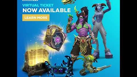 Blizzcon 2019 Virtual Ticket Goodies All