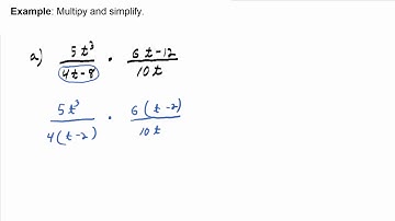 Video 6.1.4: Multiplying and Simplifying Rational Expressions