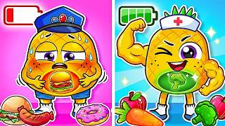 healthy vs unhealthy food learn healthy habits more kids