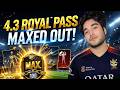 🔥A18 ROYAL PASS IS HERE - 1 TO 100 REWARDS AND COMPLETE LOOK IN 4.3 UPDATE