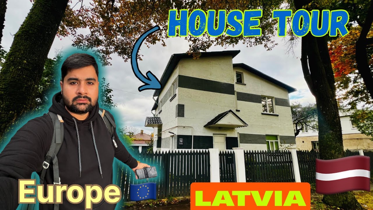 My House Tour in Riga Latvia || Students Apartment in Latvia 