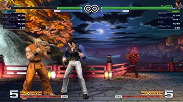 KOF XIV Robert 4 Frame Safe Jump Reset 1 Bar Corner Combo (1000/1250/1500 Max Mode)