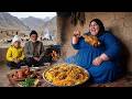 Living in Afghanistan's Mountain Village | Traditional Fire Cooking and Harsh Mountain Life