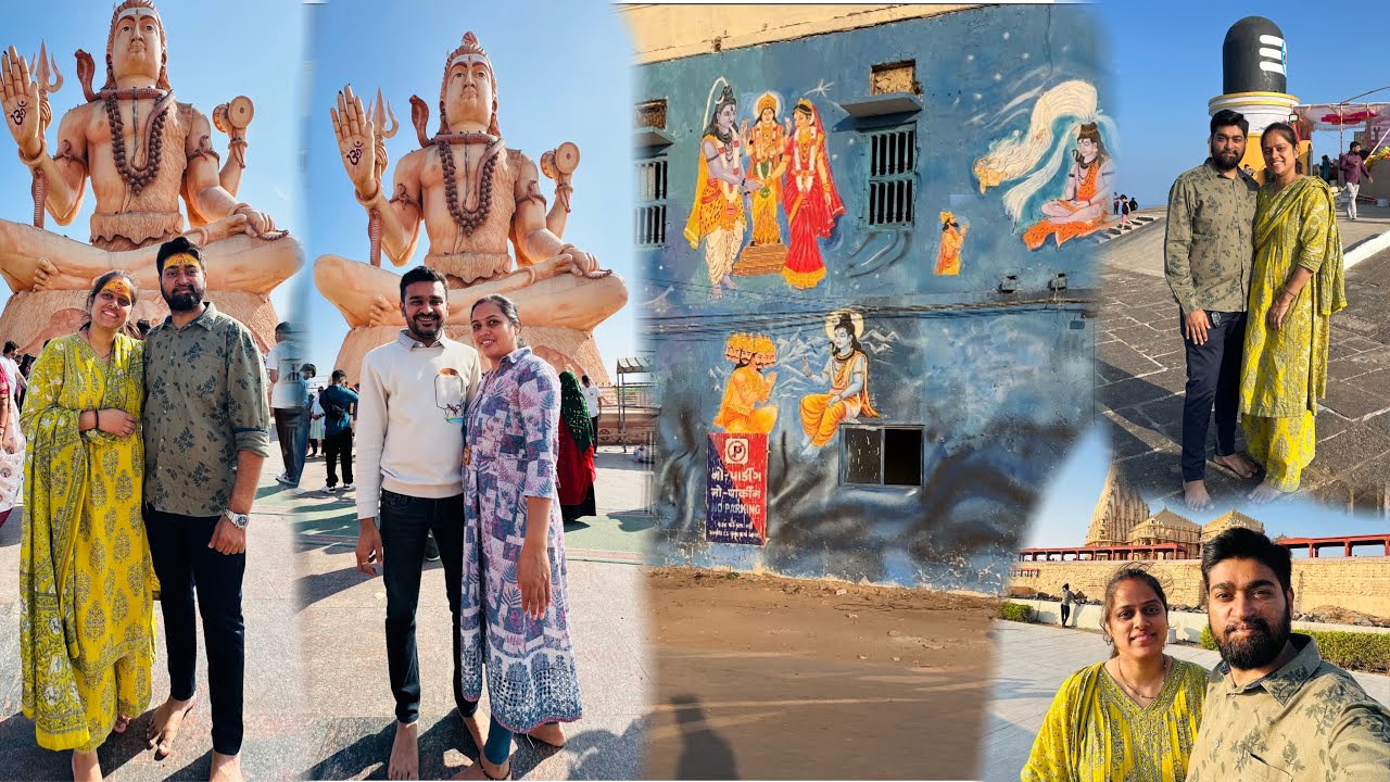 Do jyotirling k darshan ek sath kar liye sab n 