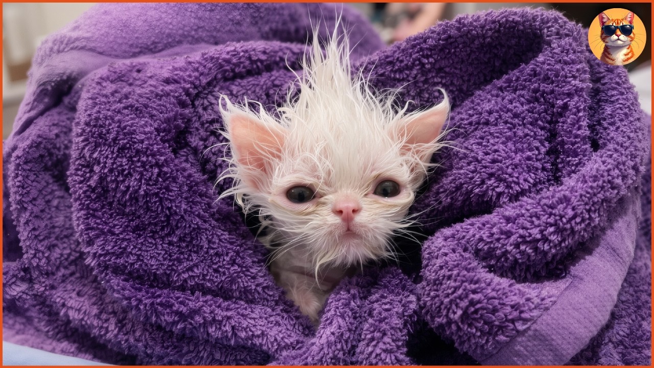 Эта спасенная кошечка была слишком слаба, чтобы выжить, а теперь она правит домом.