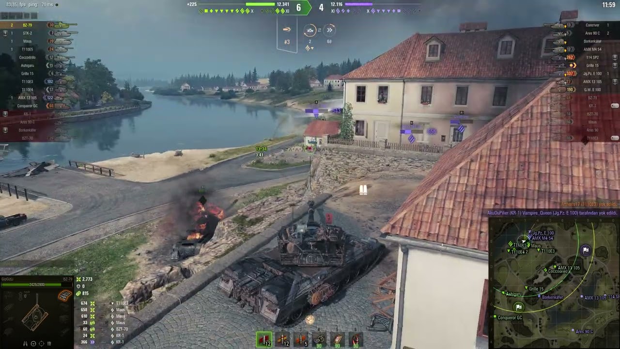 BZ-79 Üst ele geçirme. Düşman saklanmışsa yapacak bir şey vardı!