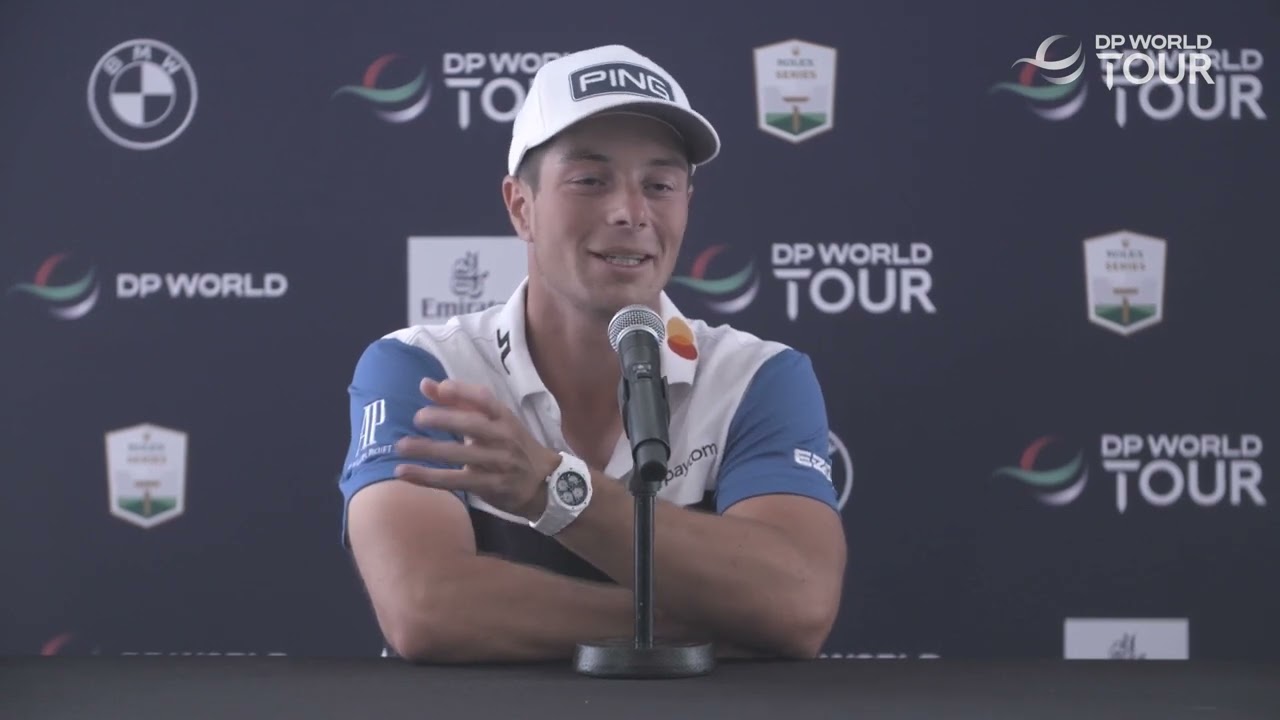 Viktor Hovland Preview Press Conference 2022 DP World Tour Championship