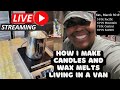 &quot;REPLAY&quot; Behind-the-scene making products in my van | wax melts