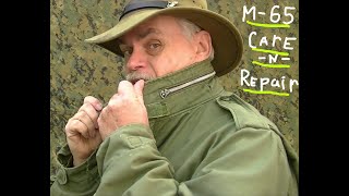 M- 65 field jacket care and repair