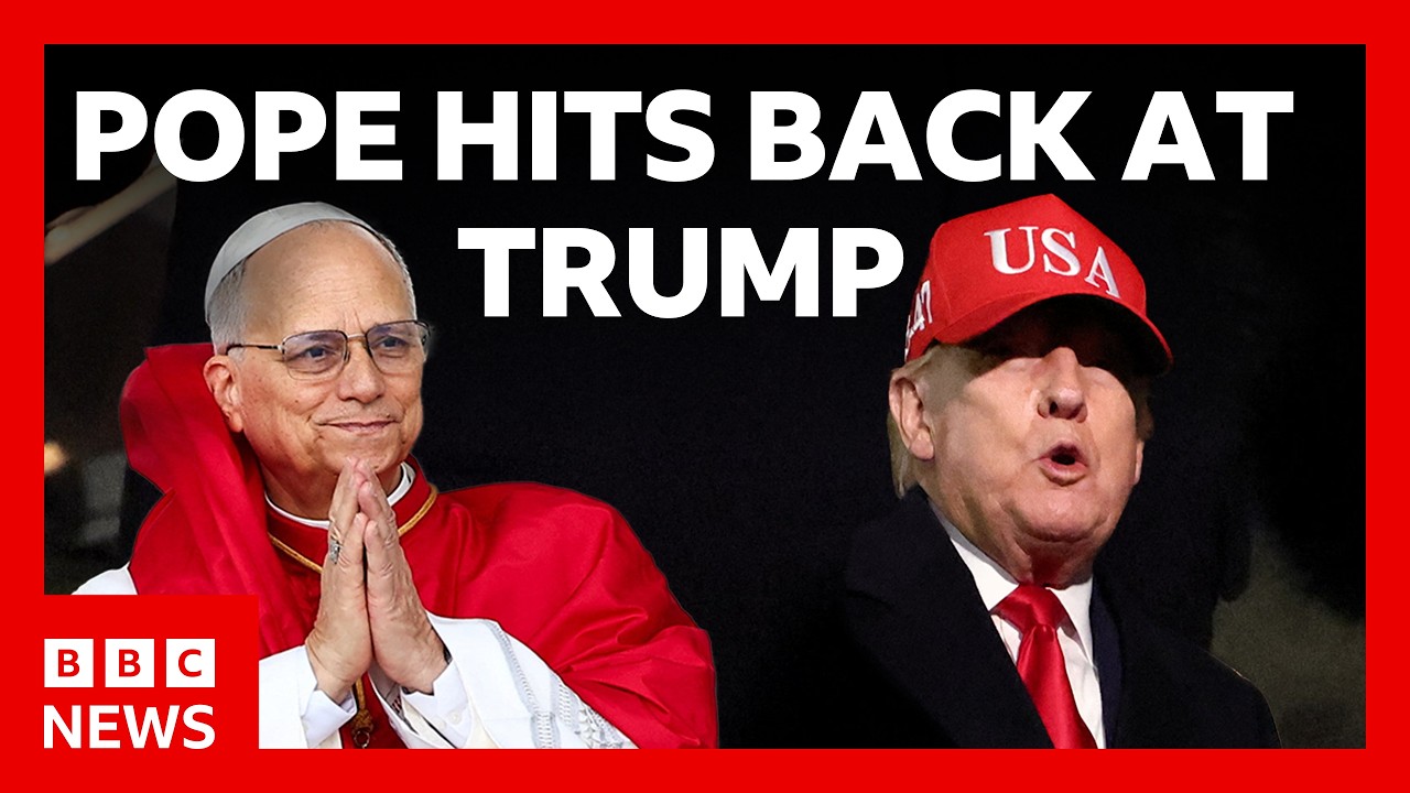 Pope Leo says he has 'no fear' of Donald Trump after scathing criticism | BBC News