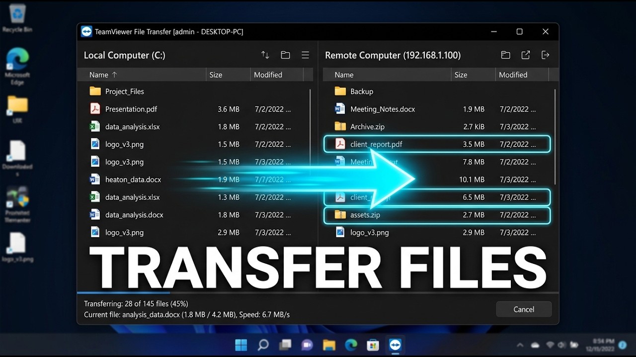 Teamviewer File Path How to Transfer Files With TeamViewer | Easy File Transfer Guide 2026 ...
