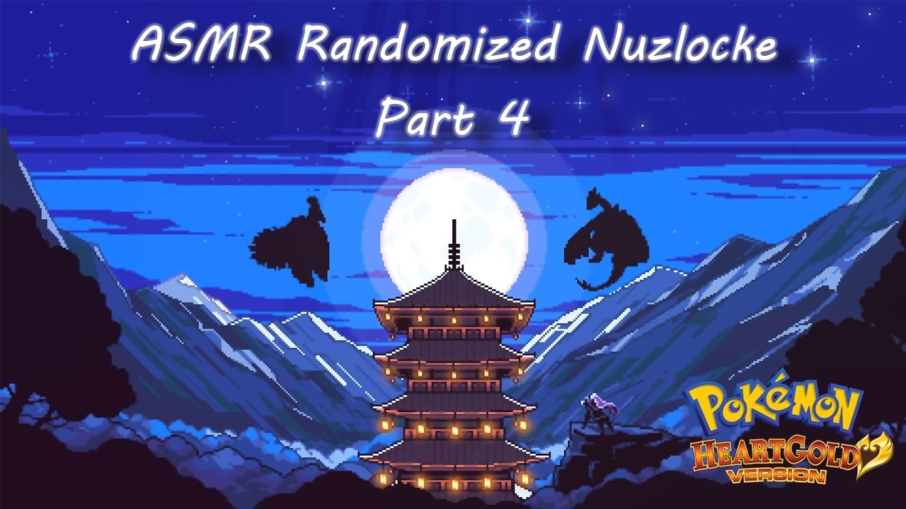 [ASMR] 🌙 Sleepy Pokemon Heartgold (Randomized Nuzlocke Part 4)