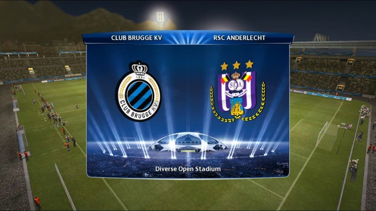 Club Brugge v Anderlecht ‐ Group 5 - UEFA Champions League (round 7, match  19) - PES 2013 