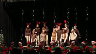 Queen of all saints school Christmas program 2016 7th grade 3