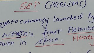 Current Affairs-Sci Techpart- 1