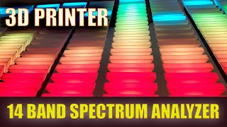 14 Band Music Spectrum Analyzer  | 3D Printer Towers | Step By Step