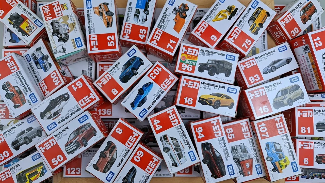 最高のトミカコレクションを動画でまとめました！最新トミカを開封して