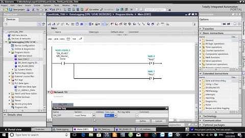 PLC S7-1200 Một nút nhấn 2 tác động