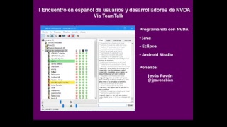 I Encuentro en español de usuarios y desarrolladores de NVDA