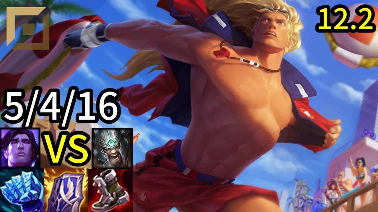 Taric Top vs Tryndamere - KR Master | Patch 12.2