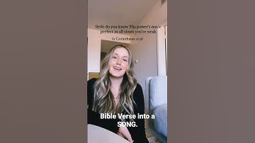 Thumbnail of Bible verse into a Song #music #foryou #christiansongs #bible #bibleverse