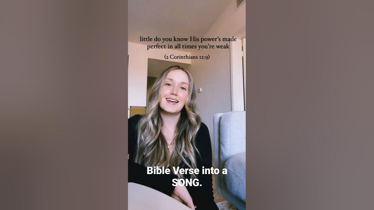 Bible verse into a Song #music #foryou #christiansongs #bible #bibleverse