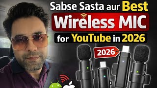 🎤 2026 Ka Sabse Sasta Wireless Mic 🔥 Android &amp; iPhone Supported