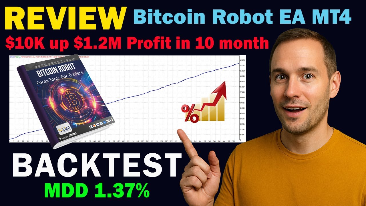 Bitcoin Robot EA MT4 V9.4 with Setfiles - Original Version(1453+)