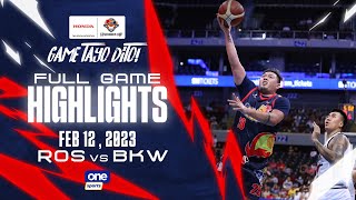 Rain or Shine vs. Blackwater highlights | Honda S47 PBA Governors' Cup - Feb. 12, 2023